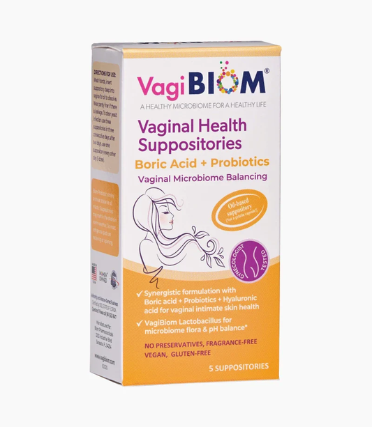 Boric Acid Suppository with Probiotics & Prebiotics