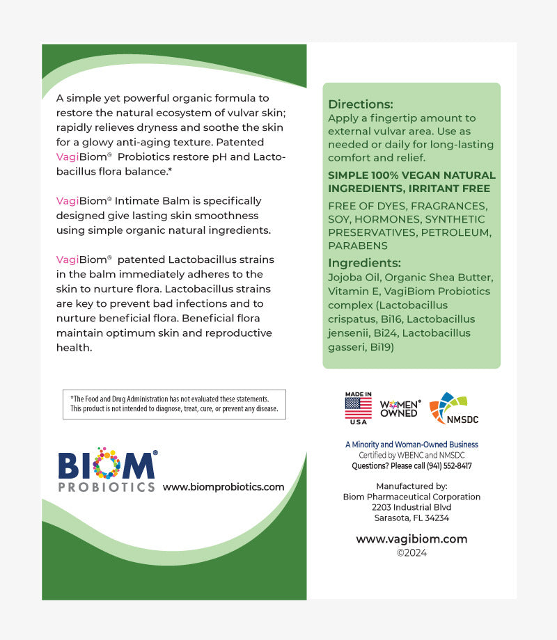 Intimate Skin Soothing Probiotic Soft Balm