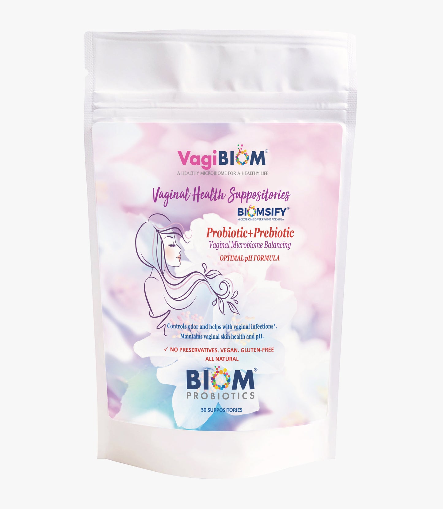 Vaginal Probiotic Suppository-Natural
