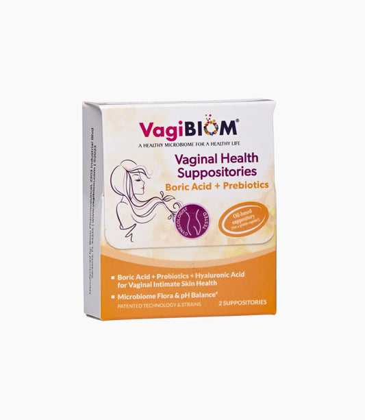 Boric Acid Suppository Convenient Travel Pack