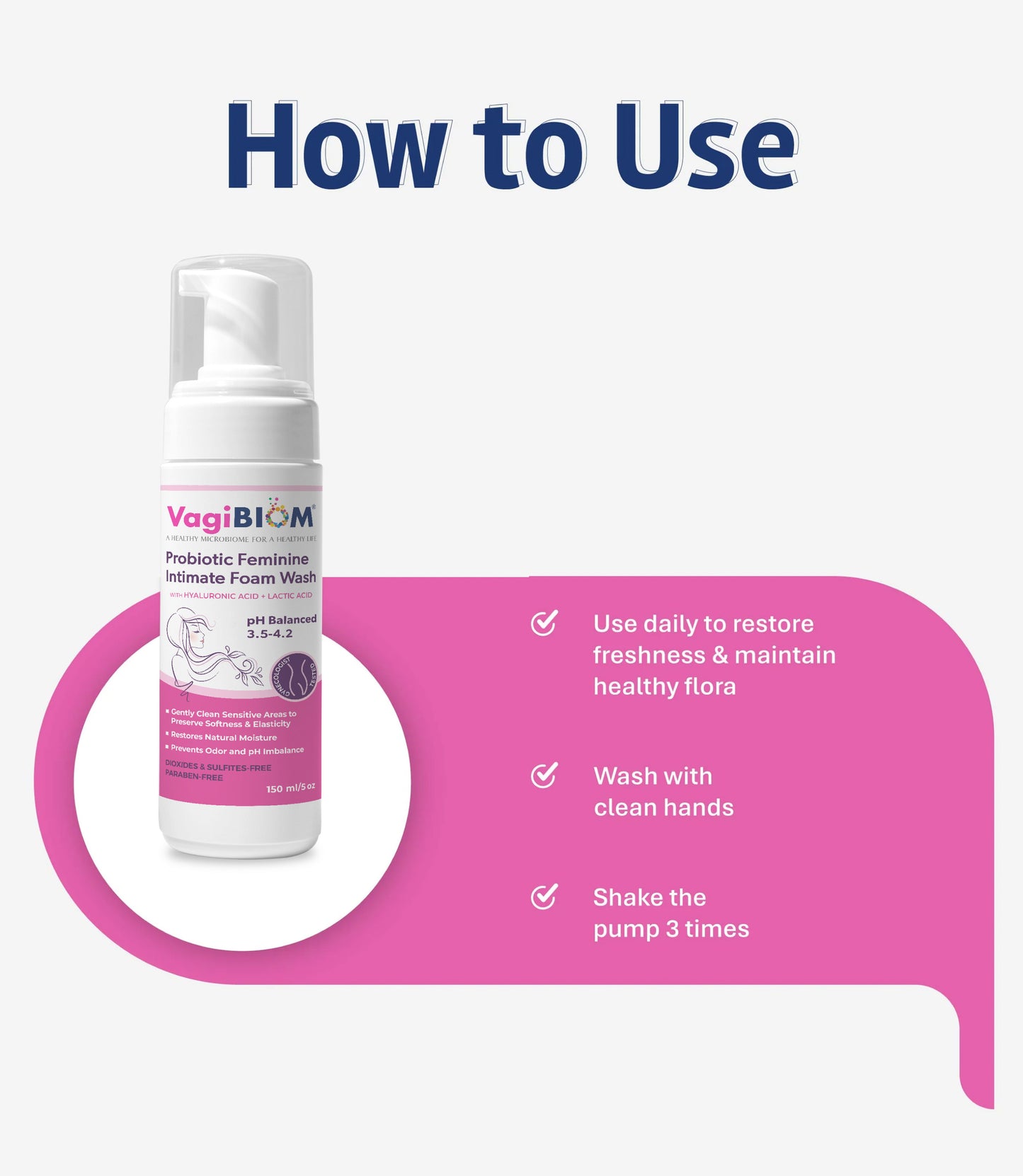 Probiotic Feminine Intimate Foam Wash