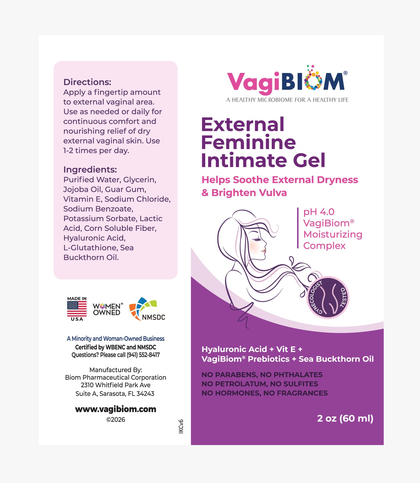 External Feminine Intimate Gel