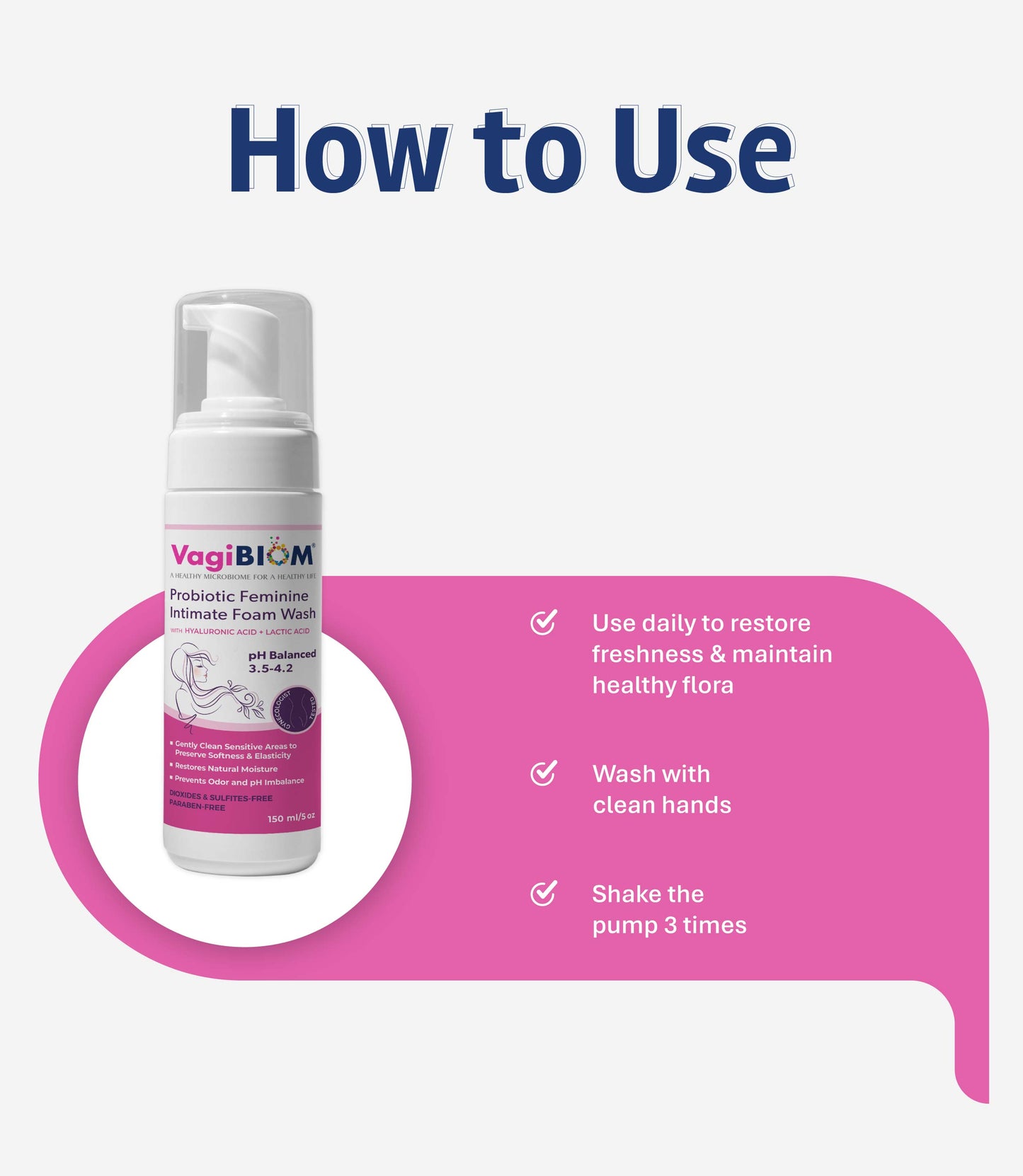 Probiotic Feminine Intimate Foam Wash