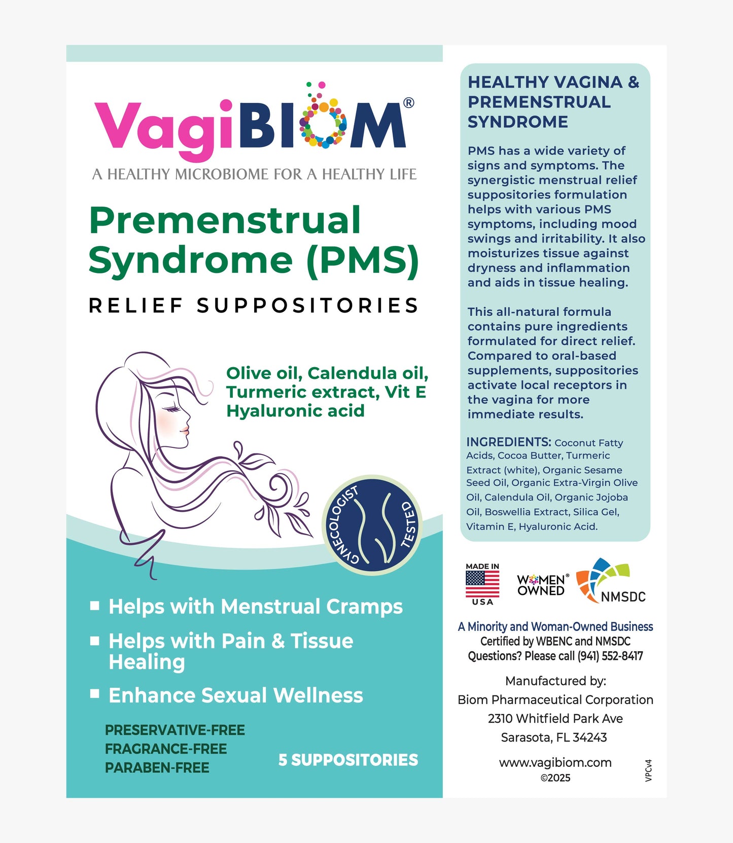 Menstrual Relief Suppositories