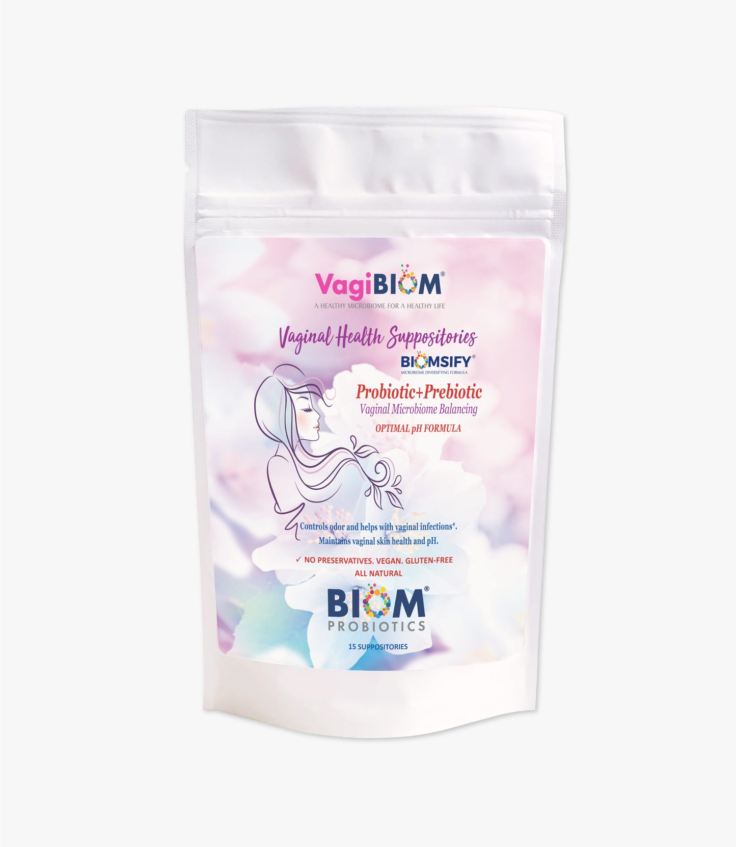Vaginal Probiotic Suppository-Natural