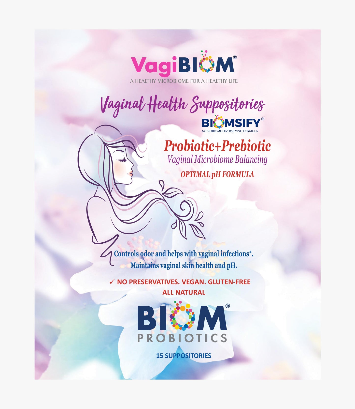 Vaginal Probiotic Suppository-Natural