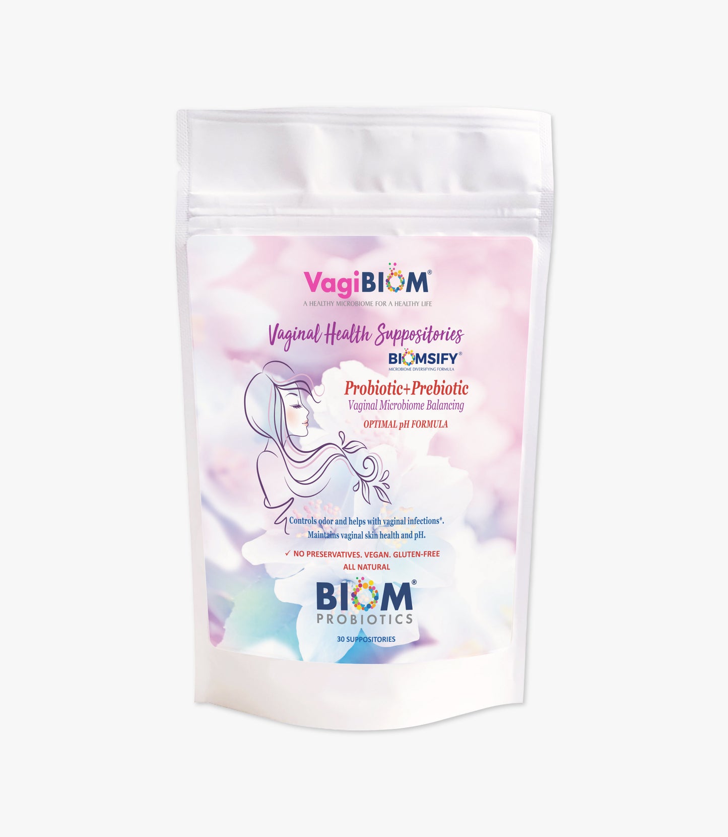 Vaginal Probiotic Suppository-Natural
