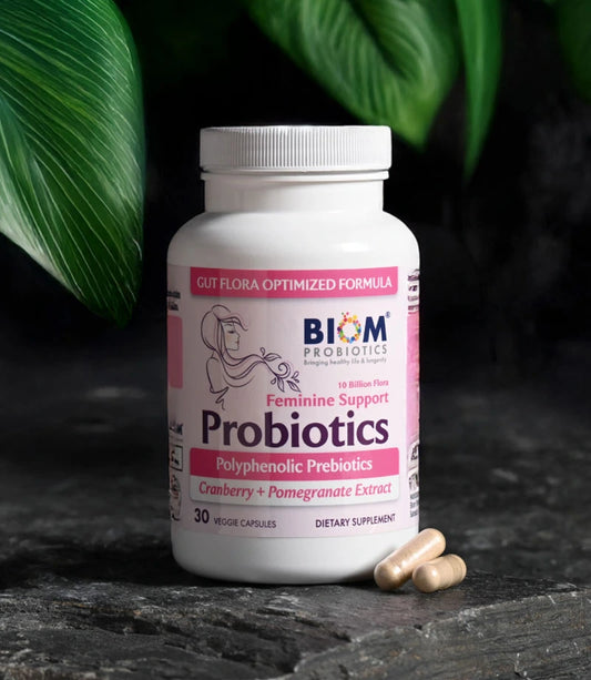 Feminine Support Probiotics -Polyphenolic-Prebiotics-Cranberry