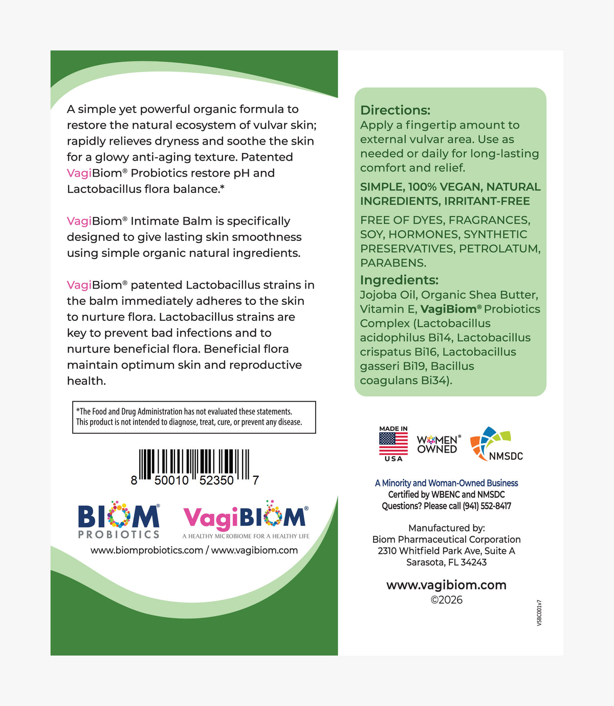 vagibiom Soft Balm