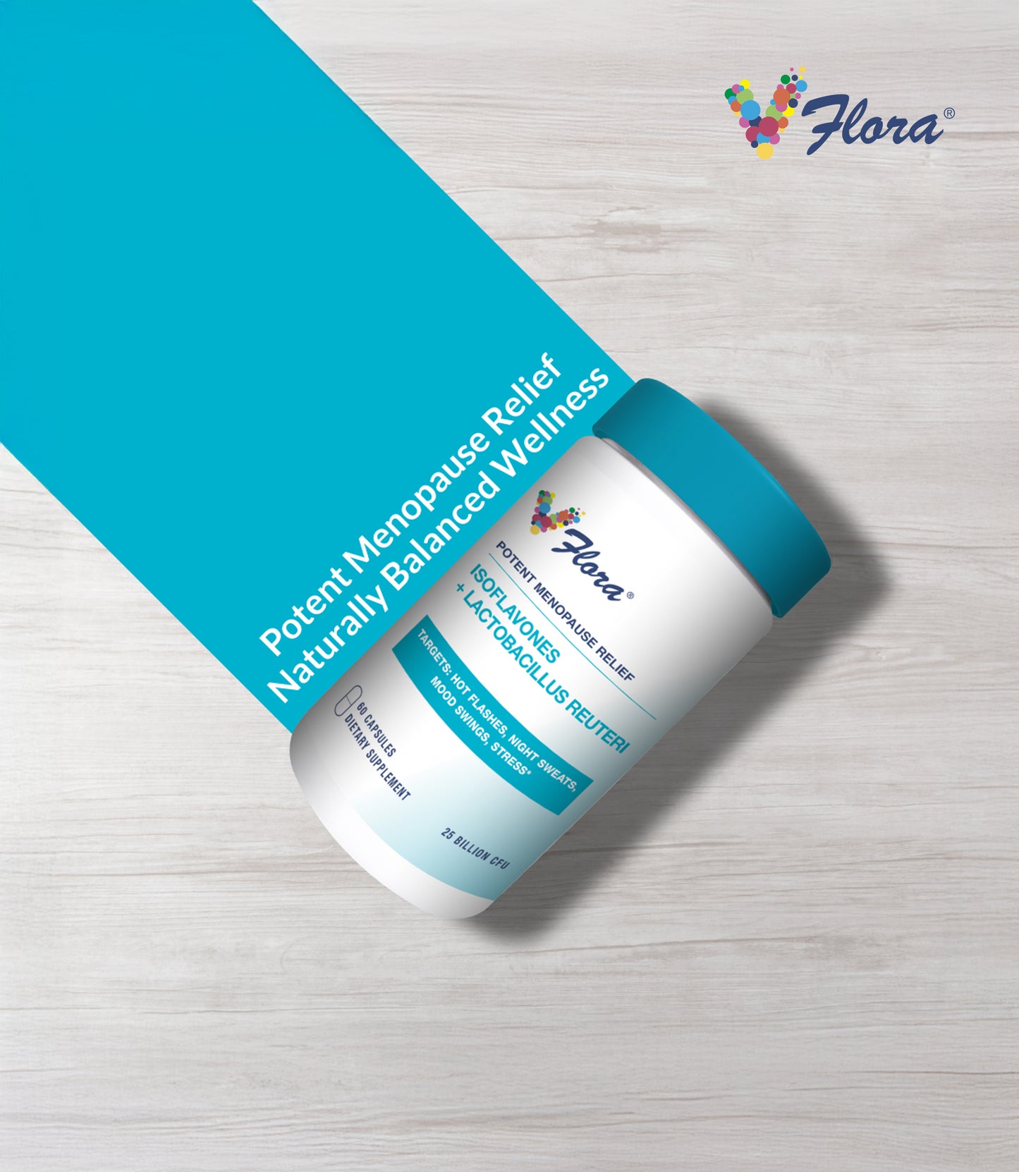 VFlora® Menopause Relief - Isoflavones with Probiotics