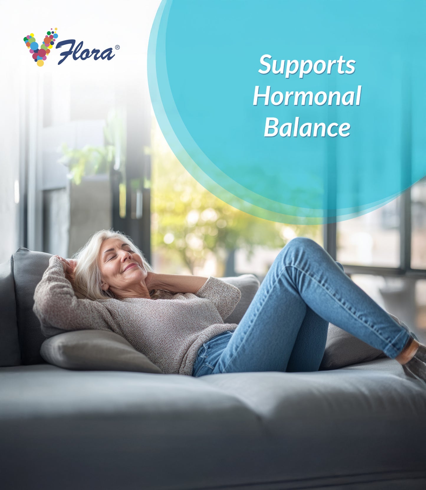 VFlora® Menopause Relief - Isoflavones with Probiotics