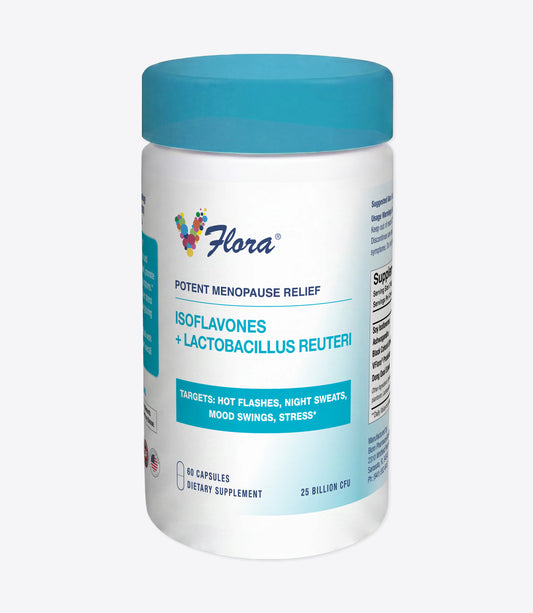 VFlora® Menopause Relief - Isoflavones with Probiotics