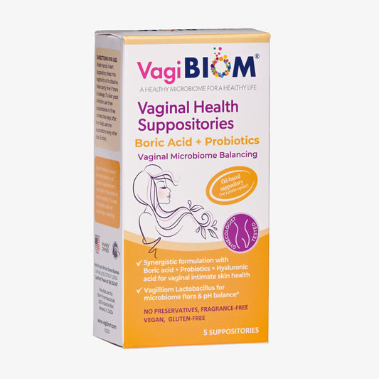 Boric Acid Suppository with Probiotics & Prebiotics 5