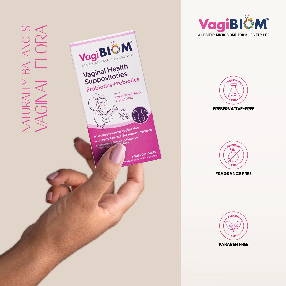 Vaginal Probiotic Suppository-Fragrance-free 5