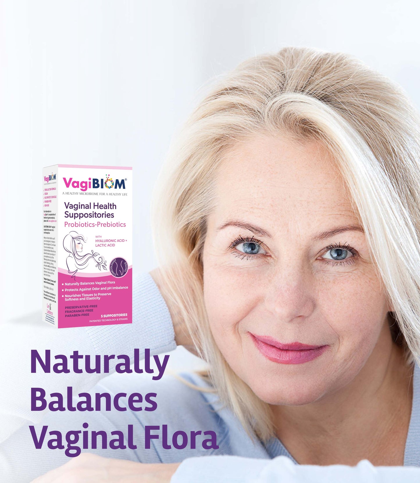 Vaginal Probiotic Suppository-Fragrance-free