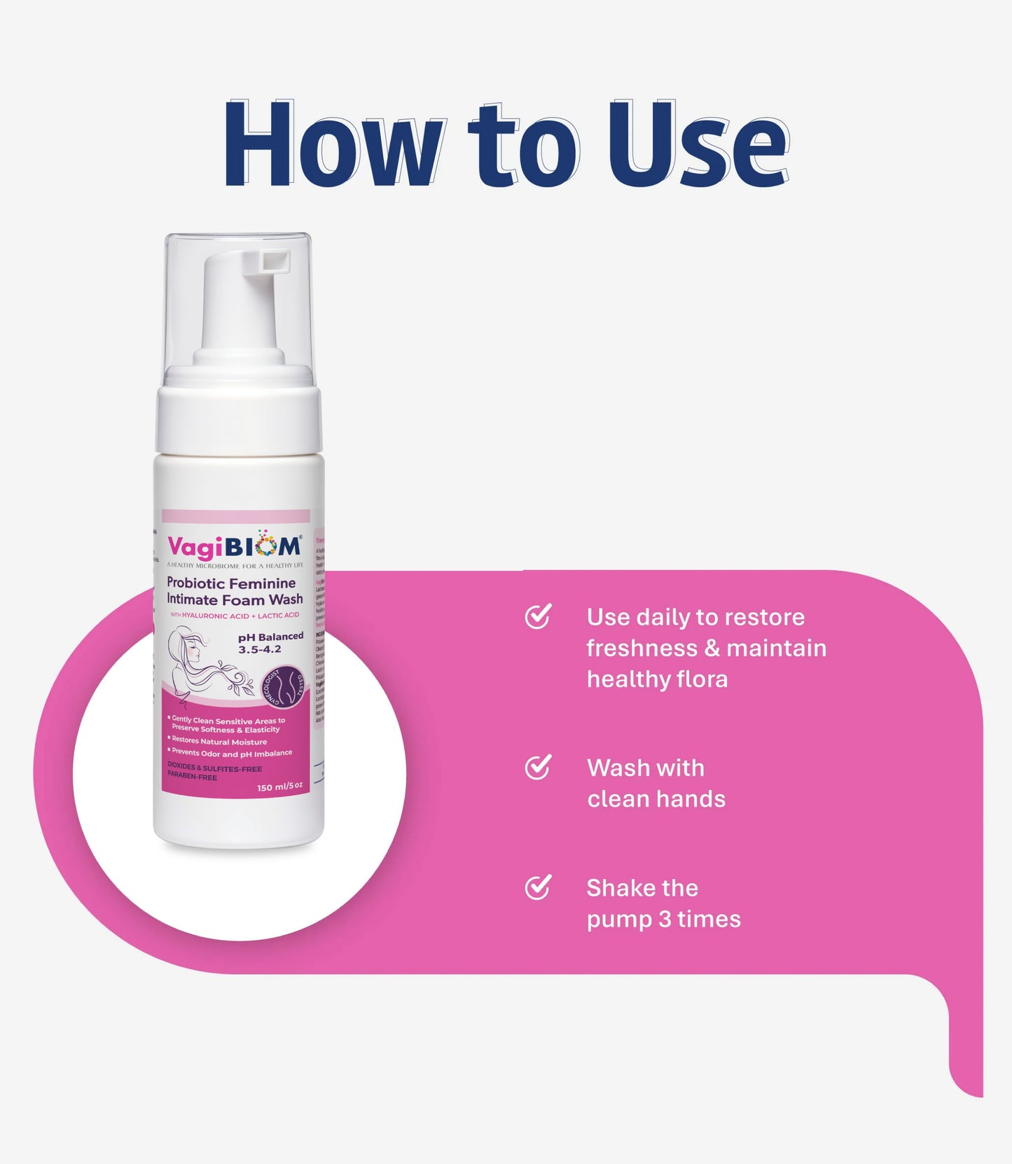 Probiotic Feminine Intimate Foam Wash