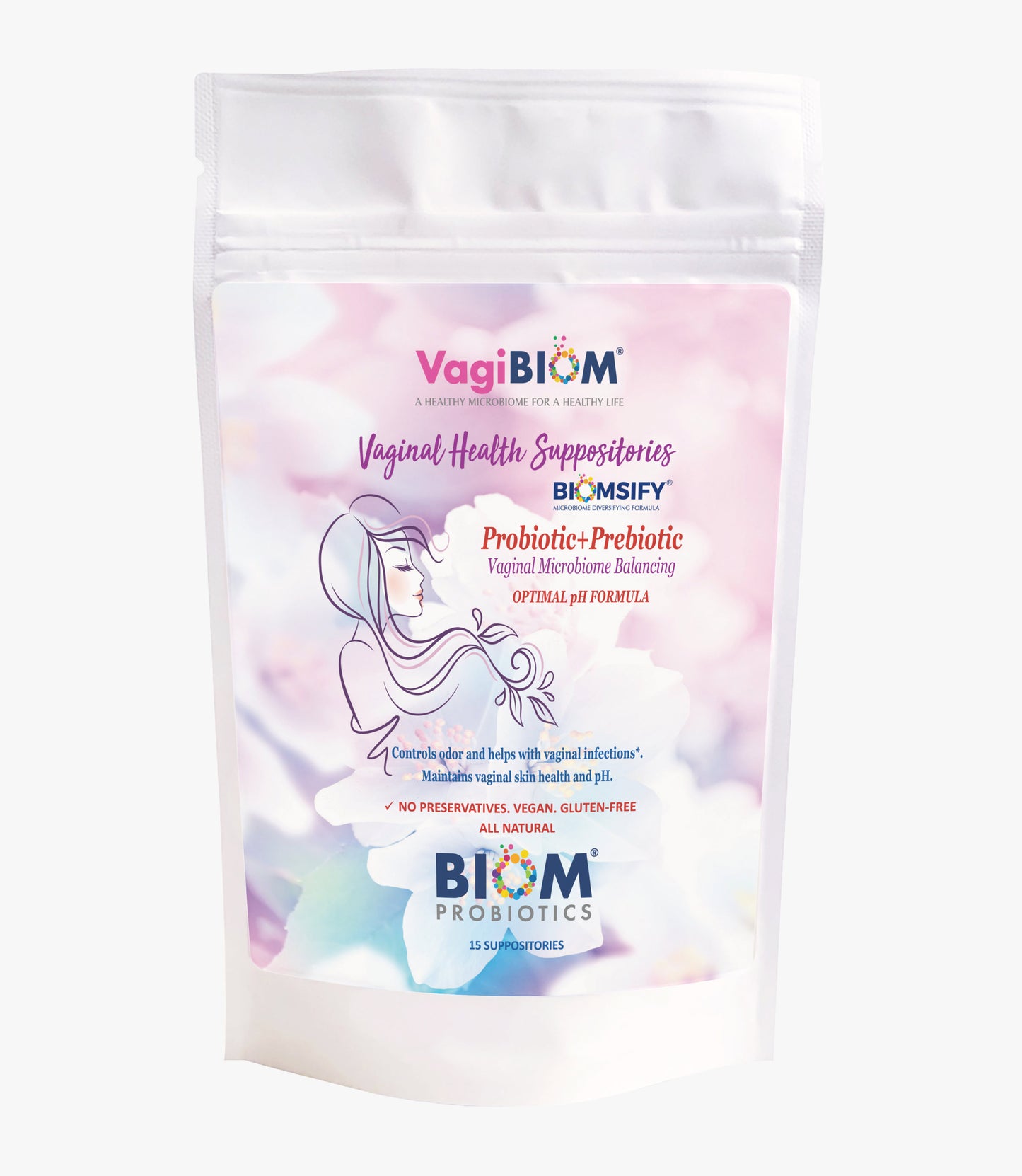 Vaginal Probiotic Suppository-Natural
