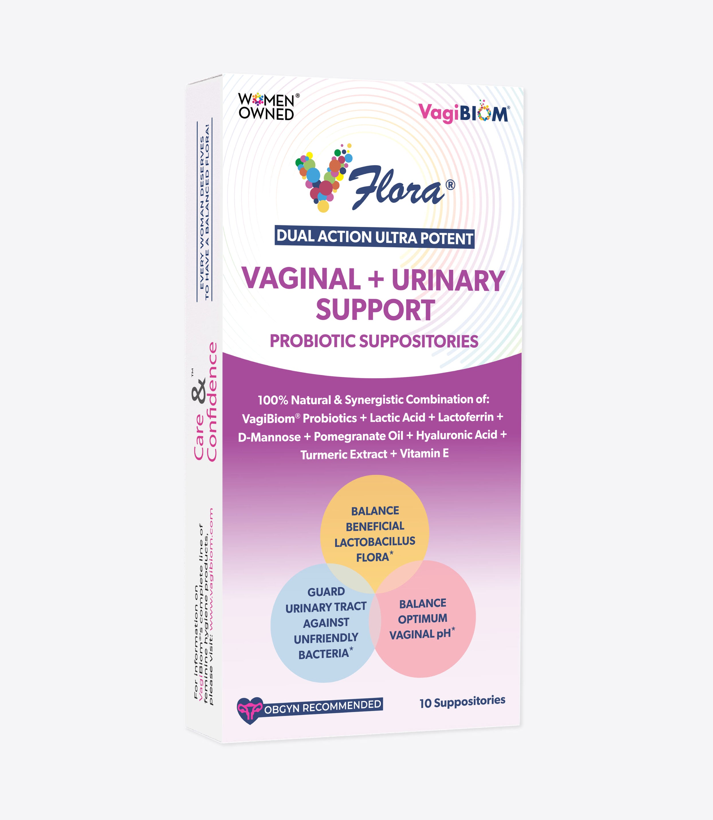 Vaginal & Urinary Support Probiotic Suppositories
