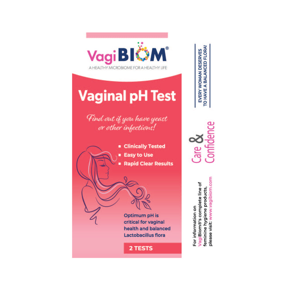 VagiBiom Probiotics Suppository Travel Pack & Vaginal pH Test